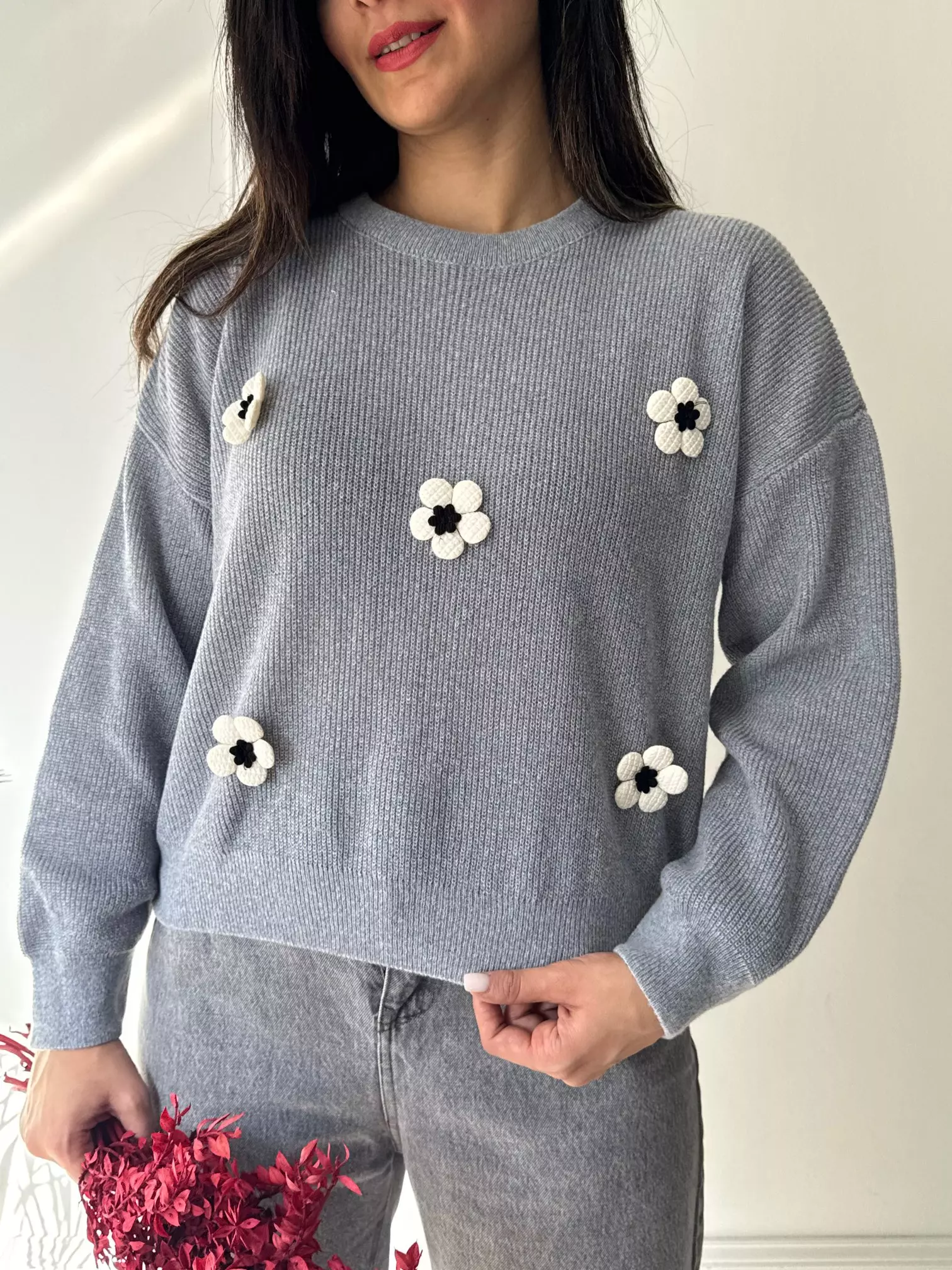 بافت پینترستی گلی